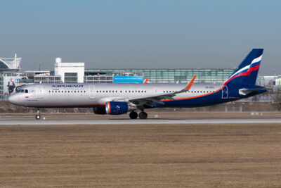 Aeroflot A32B VP-BTH MUC 160219