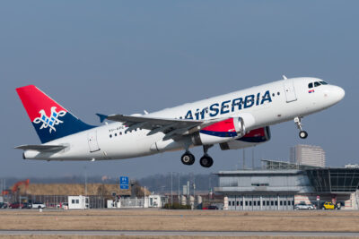 AirSerbia A319 YU-APE STR 130322