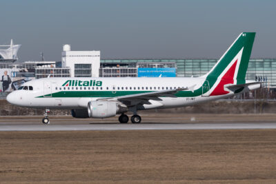 Alitalia A319 EI-IMT MUC 160219