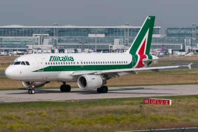 Alitalia A319 EI-IMX FRA 030917