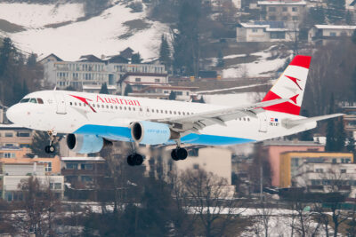 Austrian A320 OE-LBT INN 160213