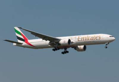 Emirates 77W A6-ECS FRA 220411