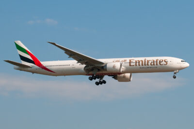 Emirates 77W A6-EGQ FRA 080613