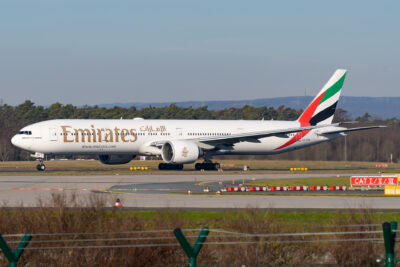Emirates 77W A6-ENV FRA 080223