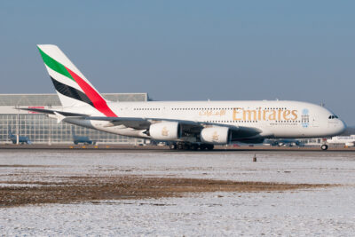 Emirates A380 A6-EEY MUC 070215