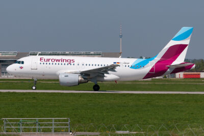Eurowings A319 D-ABGP STR 210417