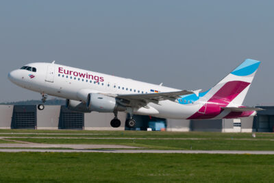 Eurowings A319 D-ABGQ STR 210417