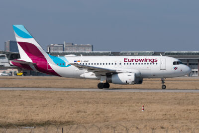 Eurowings A319 D-AGWF STR 130322