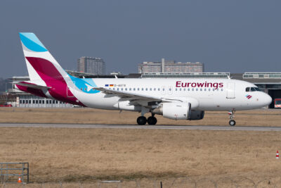 Eurowings A319 D-ASTX STR 130322