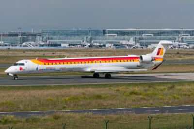 IberiaRegional CRJ1000 EC-LPN FRA 030917