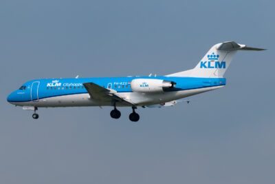 KLMcityhopper F70 PH-KZS FRA 030917