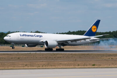 LufthansaCargo 77F D-ALFA FRA 280615