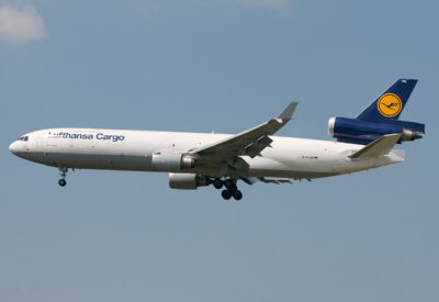 LufthansaCargo MD11F D-ALCG FRA 040709
