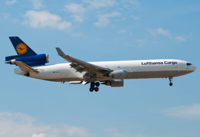 LufthansaCargo MD11F D-ALCL FRA 080613