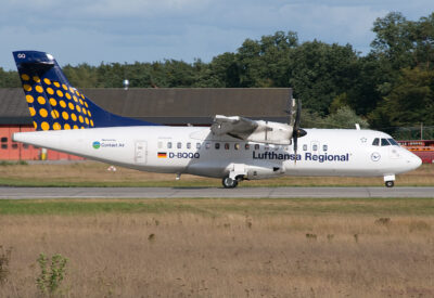 LufthansaRegional ATR42 D-BQQQ FRA 030909