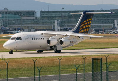 LufthansaRegional BAe146 D-AEWD FRA 040709