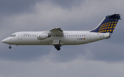 LufthansaRegional BAe146 D-AEWN FRA 160607