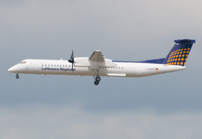 LufthansaRegional Dash8-Q400 D-ADHR FRA 280608
