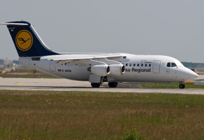 LufthansaRegional RJ85 D-AVRK FRA 260610