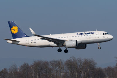 Lufthansa A20N D-AINF FRA 180218