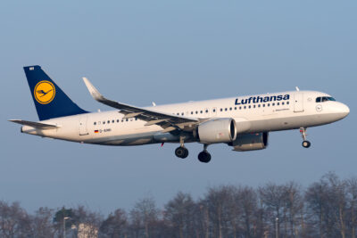 Lufthansa A20N D-AINH FRA 180218