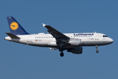 Lufthansa A319 D-AILP FRA 180218