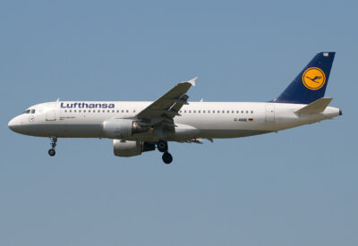 Lufthansa A320 D-AIQE FRA 040709