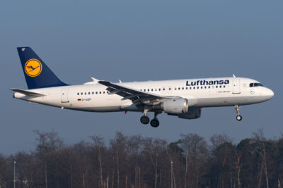 Lufthansa A320 D-AIQF FRA 180218