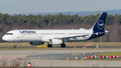 Lufthansa A321 D-AIRR FRA 080223