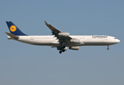 Lufthansa A343 D-AIFC FRA 240409