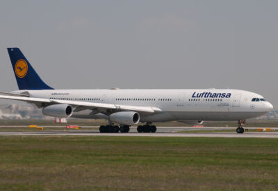 Lufthansa A343 D-AIGZ FRA 220411