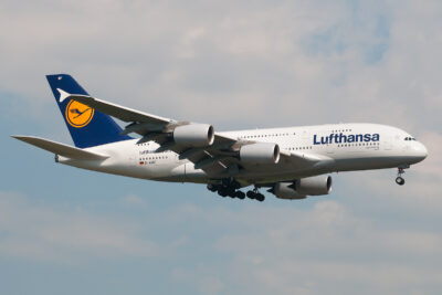 Lufthansa A380 D-AIMF FRA 080613