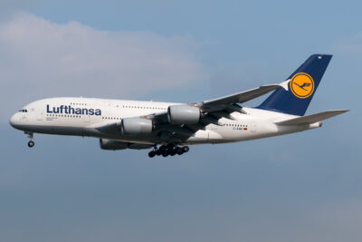 Lufthansa A380 D-AIMK FRA 030917
