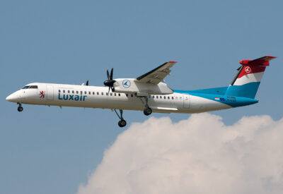 Luxair Dash8-Q400 LX-LGD FRA 040709