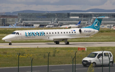 Luxair ERJ145 LX-LGI FRA 160607