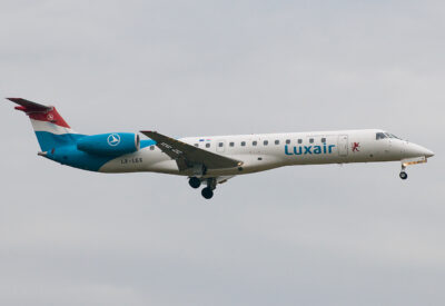 Luxair ERJ145 LX-LGX FRA 011108