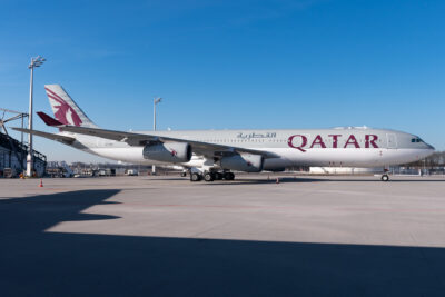 QatarAmiriFlight A343 A7-AAH MUC 160219