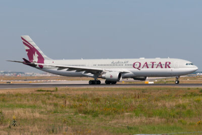 Qatar A333 A7-AEF FRA 190714