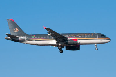 RoyalJordanian A320 JY-AYR FRA 060117