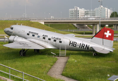 Swissair DC3 HB-IRN MUC 020709