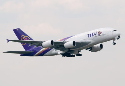 Thai A380 HS-TOD FRA 080613