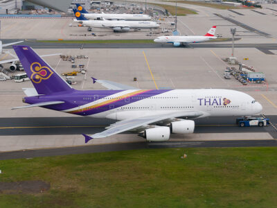 Thai A380 HS-TUA FRA 240814