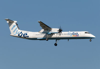 flybe Dash8-Q400 G-JECS FRA 150411