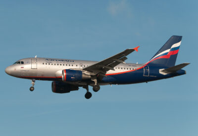 Aeroflot A319 VP-BDO LHR 070112