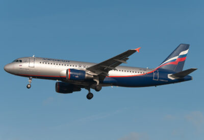 Aeroflot A320 VP-BME LHR 070112