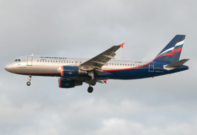 Aeroflot A320 VQ-BBC LHR 070112