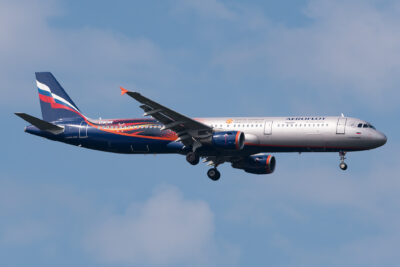 Aeroflot A321 VP-BTL MXP 310821