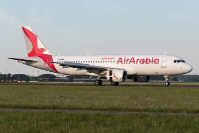 AirArabiaMaroc A320 CN-NMH AMS 300720