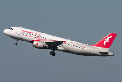 AirArabiaMaroc A320 CN-NMH BRU 220319