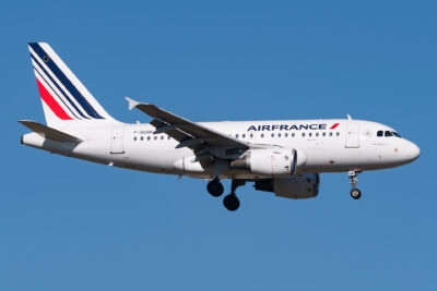 AirFrance A318 F-GUGP CDG 250218